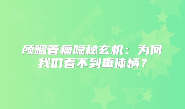 颅咽管瘤隐秘玄机：为何我们看不到垂体柄？