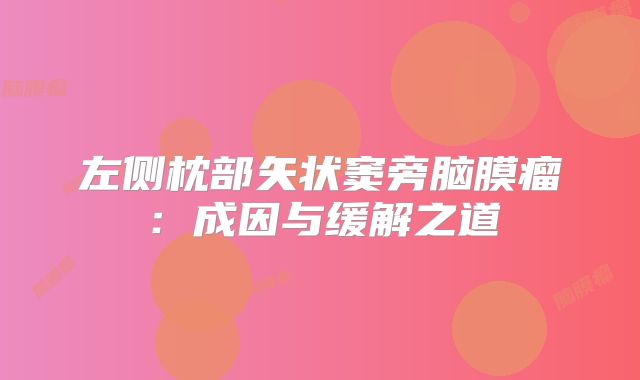 左侧枕部矢状窦旁脑膜瘤：成因与缓解之道